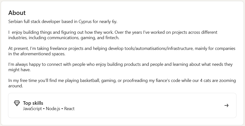 Profile Rewrite